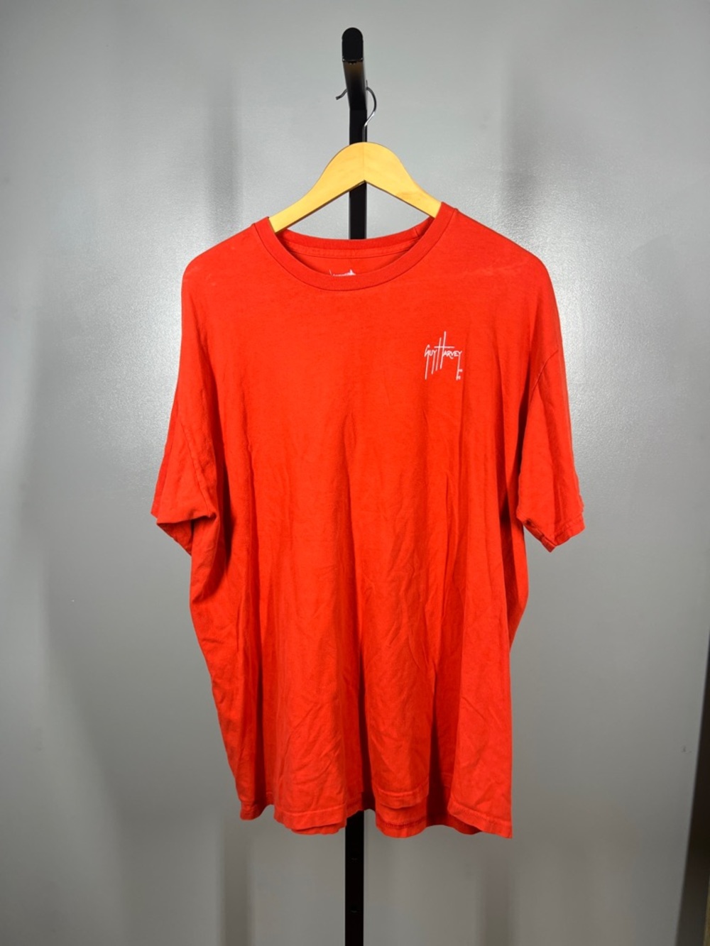 Guy Harvey Red Short-Sleeve Graphic Crewneck Tee